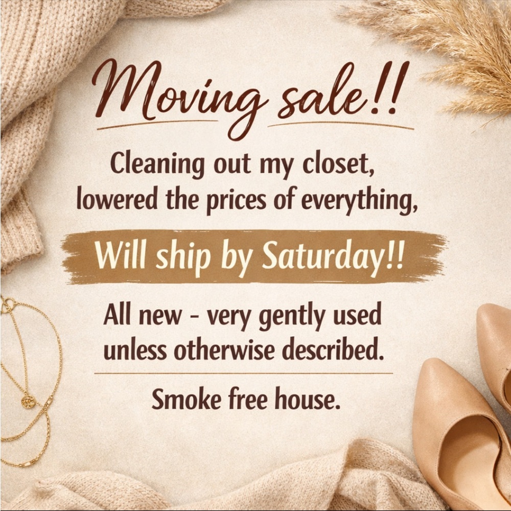 Moving sale!!